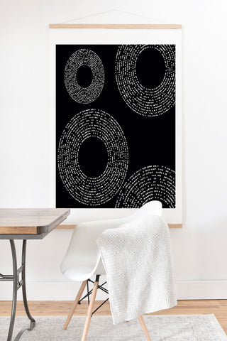 Sheila Wenzel-Ganny Minimalist Dot Dots Art Print And Hanger