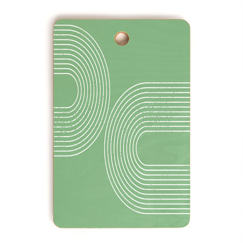 Sheila Wenzel-Ganny Mint Green Minimalist Cutting Board Rectangle