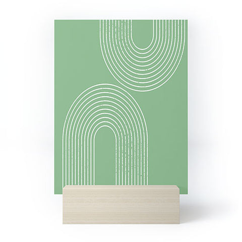 Sheila Wenzel-Ganny Mint Green Minimalist Mini Art Print