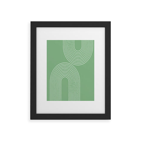 Sheila Wenzel-Ganny Mint Green Minimalist Framed Art Print