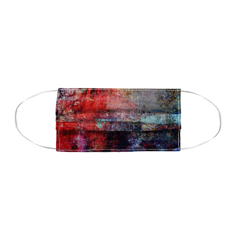 Sheila Wenzel-Ganny Modern Red Abstract Face Mask