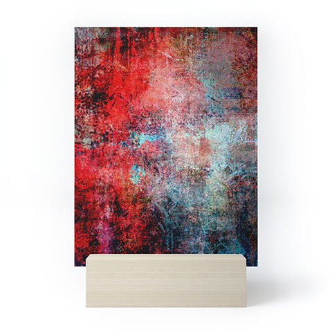 Sheila Wenzel-Ganny Modern Red Abstract Mini Art Print