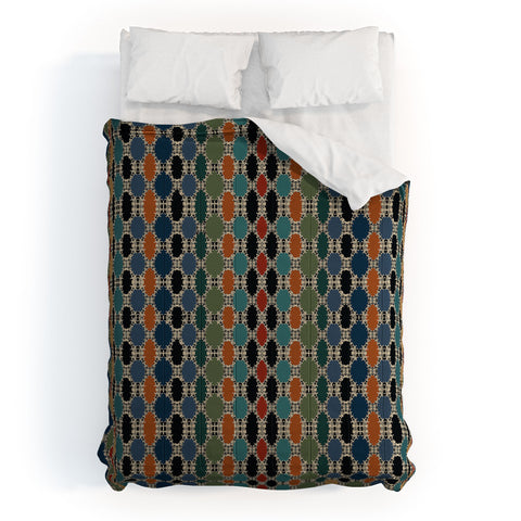 Sheila Wenzel-Ganny Moroccan Braided Abstract Comforter