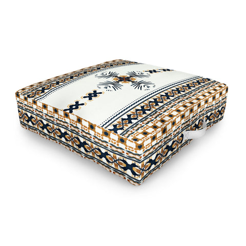 Sheila Wenzel-Ganny Native Geo Pattern Outdoor Floor Cushion