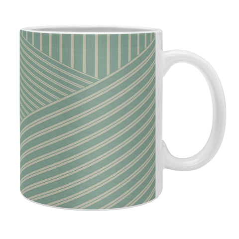 Sheila Wenzel-Ganny Overlap Linen Stripes Coffee Mug