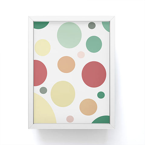 Sheila Wenzel-Ganny Pastel Circle Pattern Framed Mini Art Print
