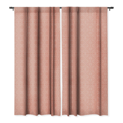 Sheila Wenzel-Ganny Pastellea Pink Pattern Blackout Window Curtain