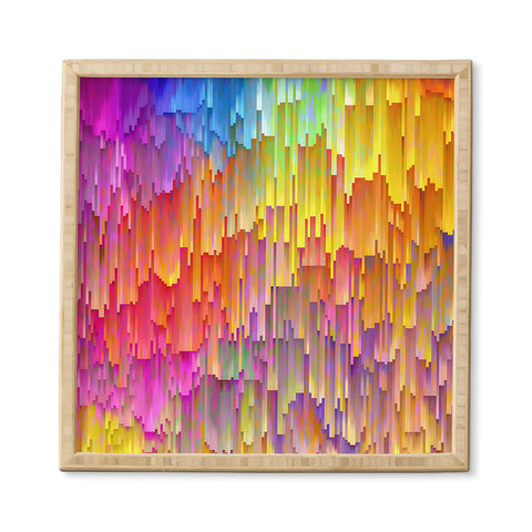 Sheila Wenzel-Ganny Rainbow Cascade Framed Wall Art