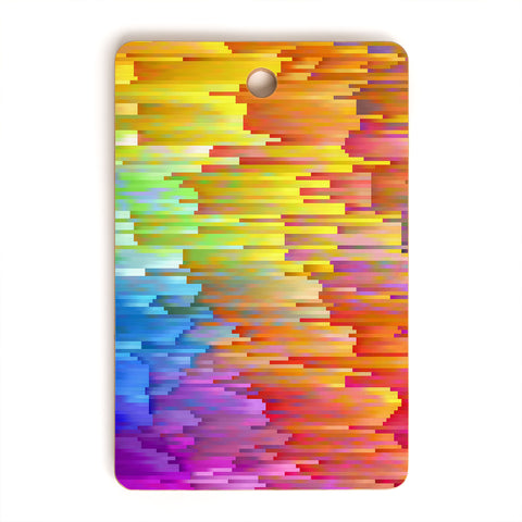 Sheila Wenzel-Ganny Rainbow Cascade Cutting Board Rectangle