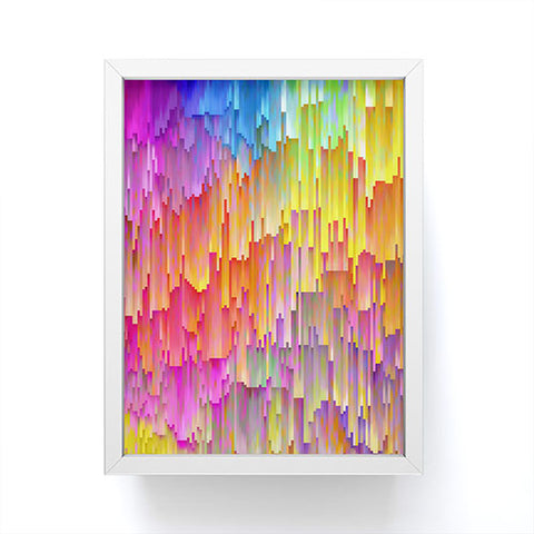 Sheila Wenzel-Ganny Rainbow Cascade Framed Mini Art Print