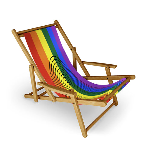 Sheila Wenzel-Ganny Rainbow Love Sling Chair