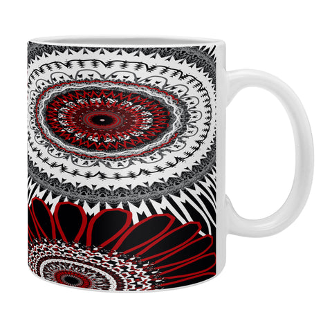 Sheila Wenzel-Ganny Red Mandala Love Coffee Mug