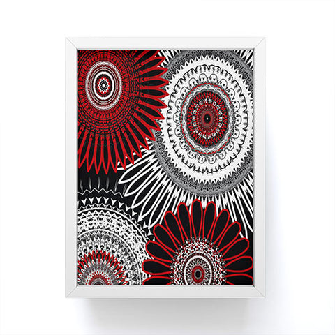 Sheila Wenzel-Ganny Red Mandala Love Framed Mini Art Print