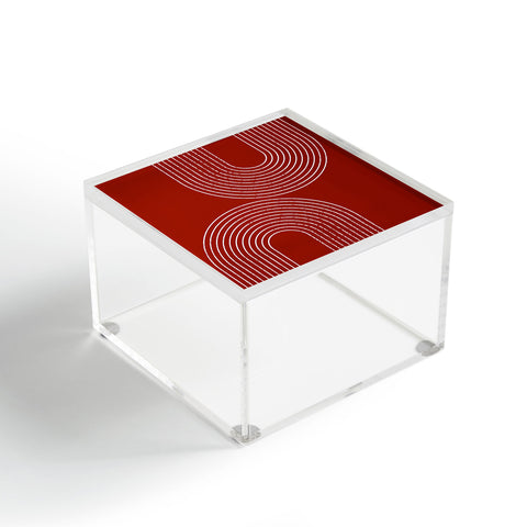 Sheila Wenzel-Ganny Red Minimalist Acrylic Box