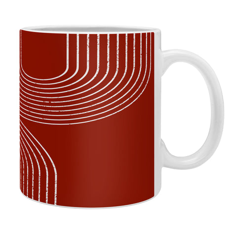 Sheila Wenzel-Ganny Red Minimalist Coffee Mug