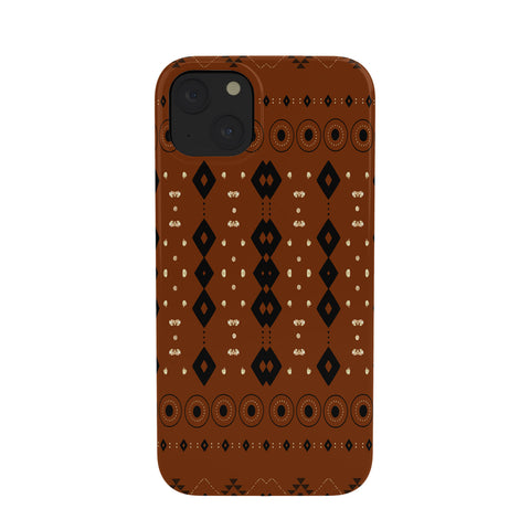 Sheila Wenzel-Ganny Rust Tribal Mud Cloth Phone Case