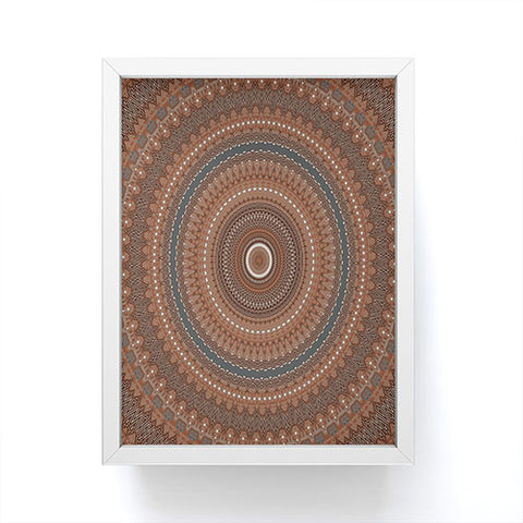 Sheila Wenzel-Ganny Rustic Boho Mandala Framed Mini Art Print