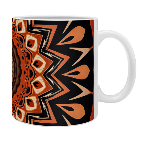 Sheila Wenzel-Ganny Rustic Orange Mandala Coffee Mug