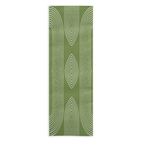 Sheila Wenzel-Ganny Sage Green Minimalist Yoga Towel