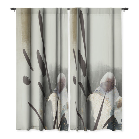 Sheila Wenzel-Ganny Serene Floral Abstract Blackout Non Repeat