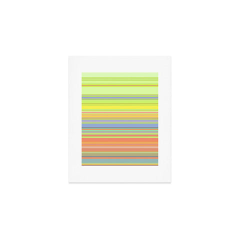 Sheila Wenzel-Ganny Spring Pastel Stripes Art Print