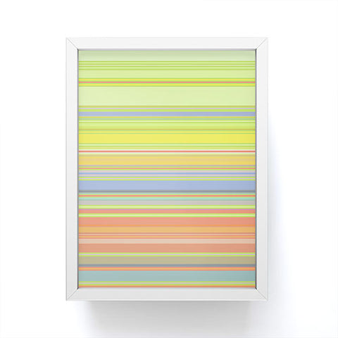 Sheila Wenzel-Ganny Spring Pastel Stripes Framed Mini Art Print