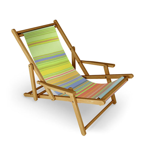 Sheila Wenzel-Ganny Spring Pastel Stripes Sling Chair