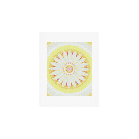 Sheila Wenzel-Ganny Sunny Flower Mandala Art Print