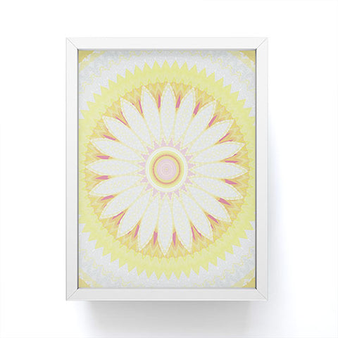 Sheila Wenzel-Ganny Sunny Flower Mandala Framed Mini Art Print