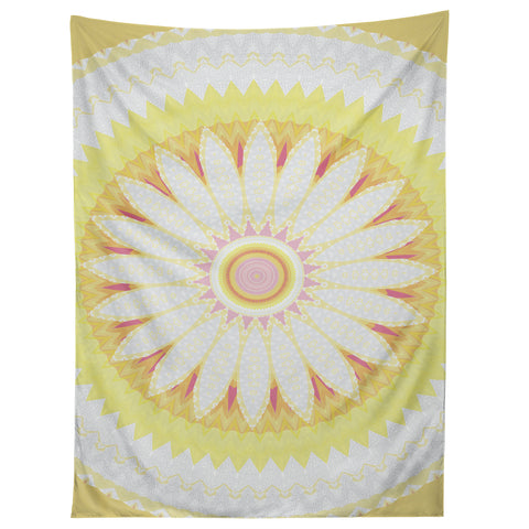 Sheila Wenzel-Ganny Sunny Flower Mandala Tapestry