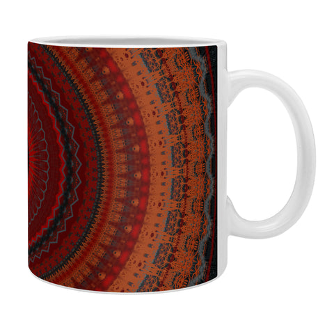 Sheila Wenzel-Ganny Sunset Orange Mandala Coffee Mug