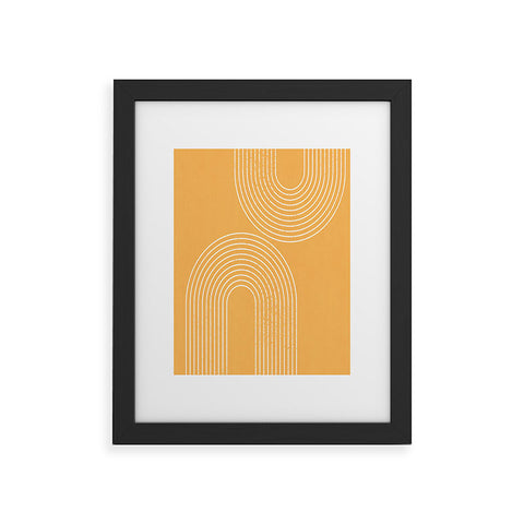 Sheila Wenzel-Ganny Tangerine Minimalist Framed Art Print