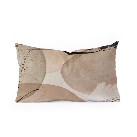 Sheila Wenzel-Ganny The Abstract Minimalist Oblong Throw Pillow