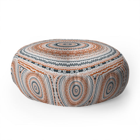 Sheila Wenzel-Ganny The Boho Tribal Mandala Floor Pillow Round