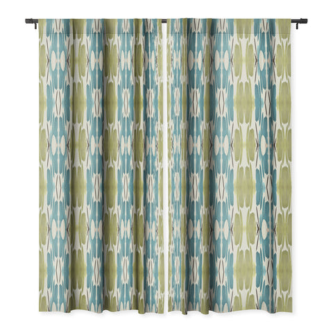 Sheila Wenzel-Ganny The Bouquet Abstract Blackout Window Curtain