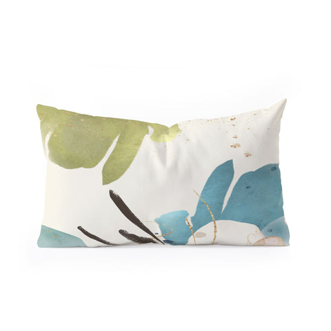 Sheila Wenzel-Ganny The Bouquet Abstract Oblong Throw Pillow