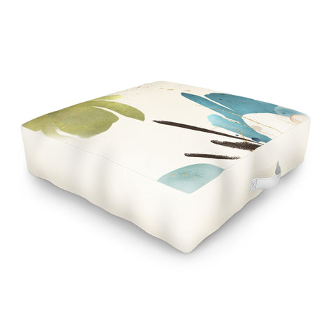 Sheila Wenzel-Ganny The Bouquet Abstract Outdoor Floor Cushion