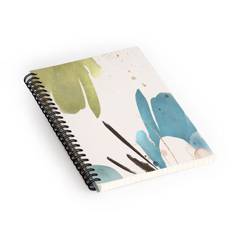 Sheila Wenzel-Ganny The Bouquet Abstract Spiral Notebook