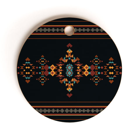 Sheila Wenzel-Ganny Tribal Boho Pattern 2 Cutting Board Round