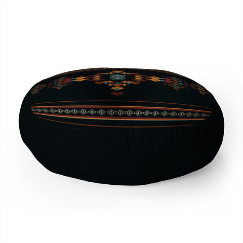 Sheila Wenzel-Ganny Tribal Boho Pattern 2 Floor Pillow Round