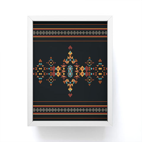 Sheila Wenzel-Ganny Tribal Boho Pattern 2 Framed Mini Art Print