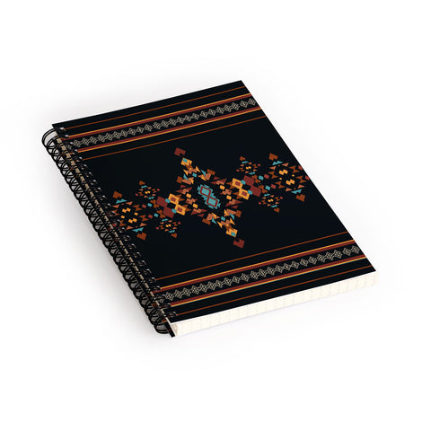 Sheila Wenzel-Ganny Tribal Boho Pattern 2 Spiral Notebook