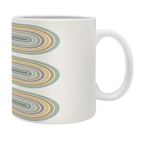 Sheila Wenzel-Ganny Trippy Sage Wave Abstract Coffee Mug