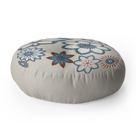 Sheila Wenzel-Ganny Whimsical Floral Floor Pillow Round