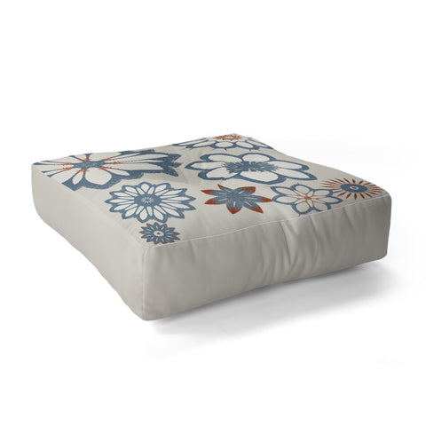 Sheila Wenzel-Ganny Whimsical Floral Floor Pillow Square