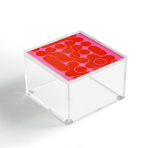 Showmemars Abstract midcentury shapes no 6 Acrylic Box