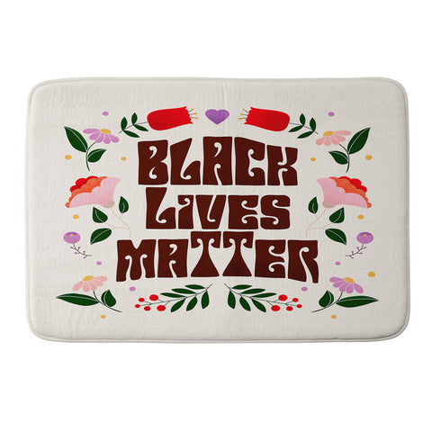 Showmemars Black Lives Matter I Memory Foam Bath Mat