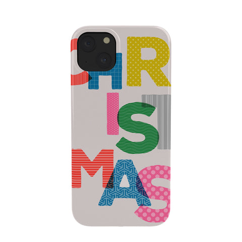 Showmemars Christmas colorful typography Phone Case