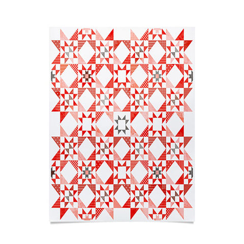 Showmemars Christmas Quilt pattern no1 Poster