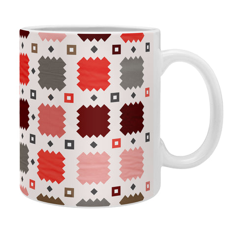 Showmemars Christmas Quilt pattern no3 Coffee Mug